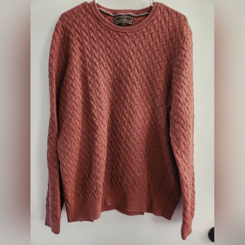 Jos A Bank Reserve Cable Knit Sweater Sz XL